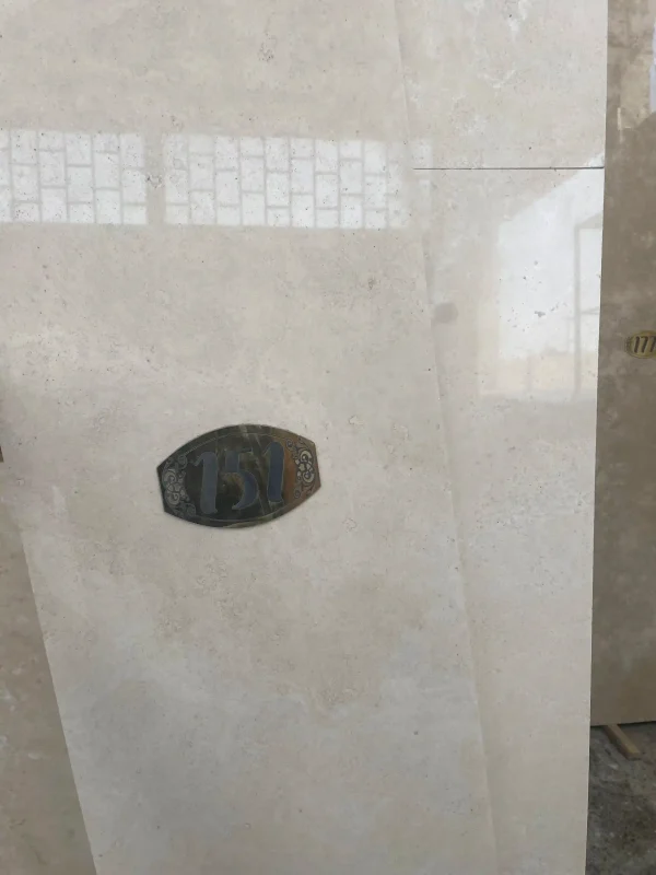سنگ تراورتن دره بخاری سفید سوپر